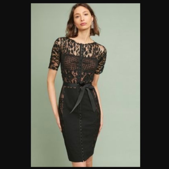 Byron Lars Carissima Sheath Dress Size 16 - Picture 1 of 6